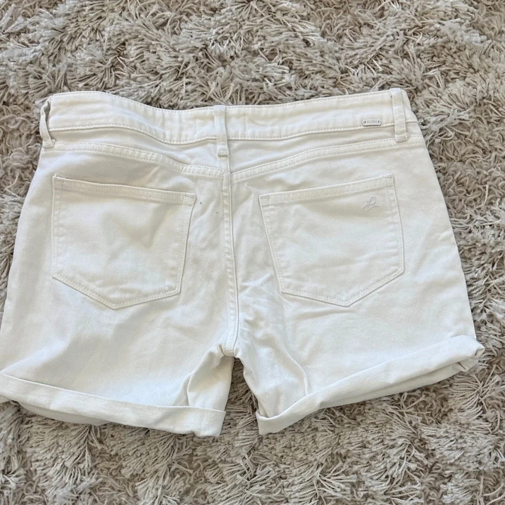 DL1961 Karlie Boyfriend Denim Shorts White - Picture 4 of 4
